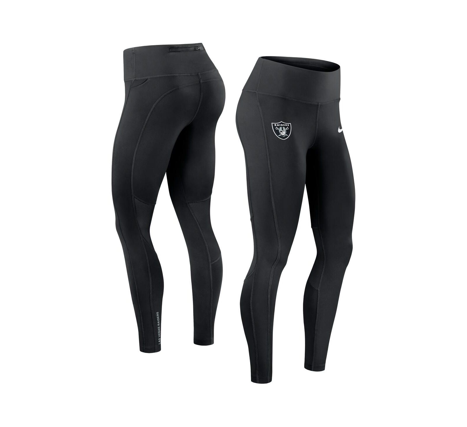 Nike Women's Black Las Vegas Raiders Primetime Epic Fast Dri-FIT Leggings
