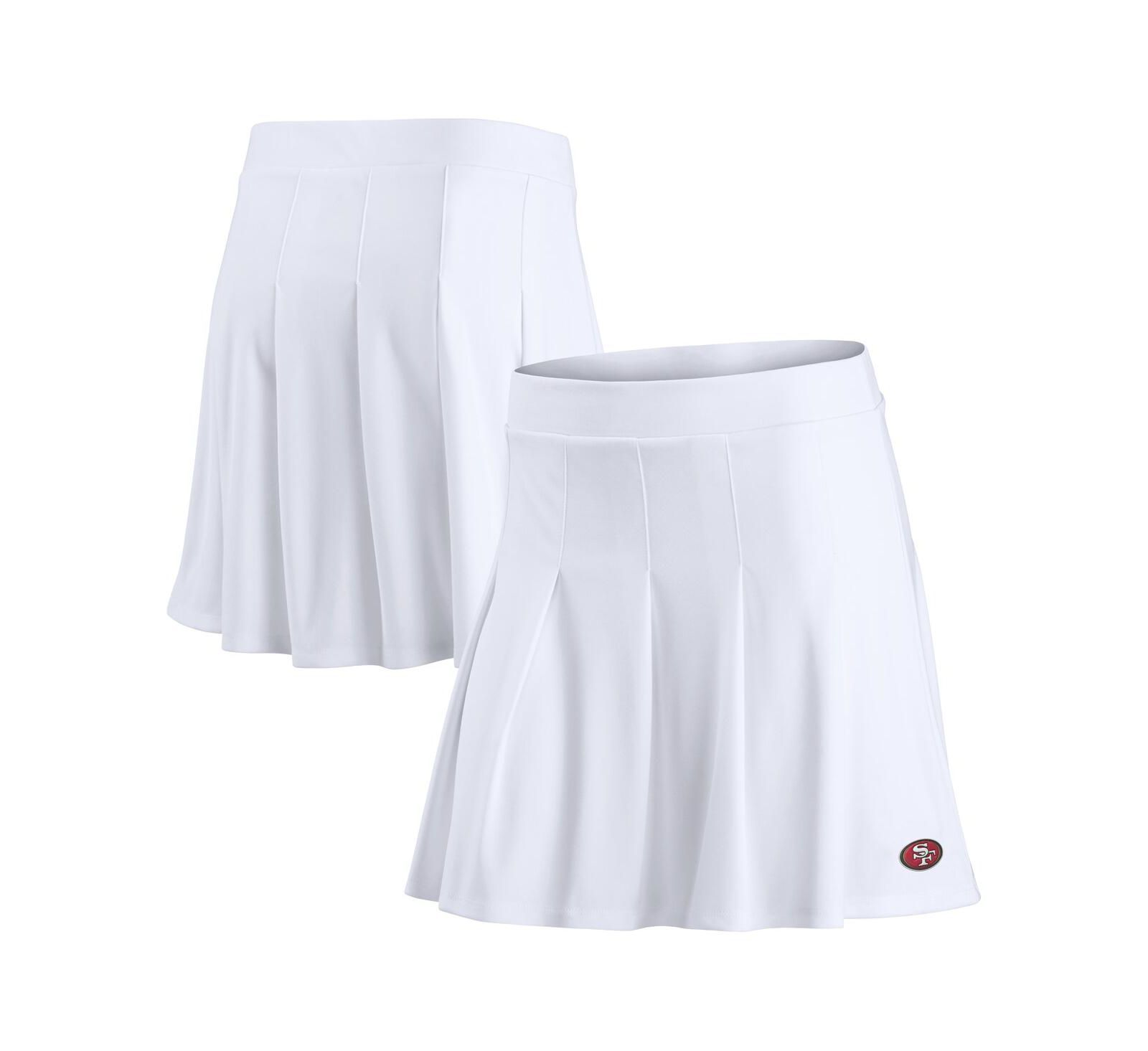 Fanatics Women's White San Francisco 49ers Primary Logo Tennis Skort