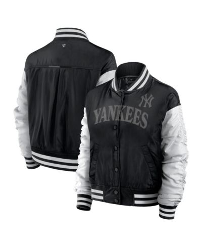 Женская куртка Fanatics Black New York Yankees Elements Wave Full-Snap