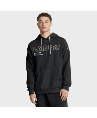 Nike худи мужское черное Las Vegas Raiders 2025 NFL Crucial Catch Sideline Standard Issue Dri-FIT