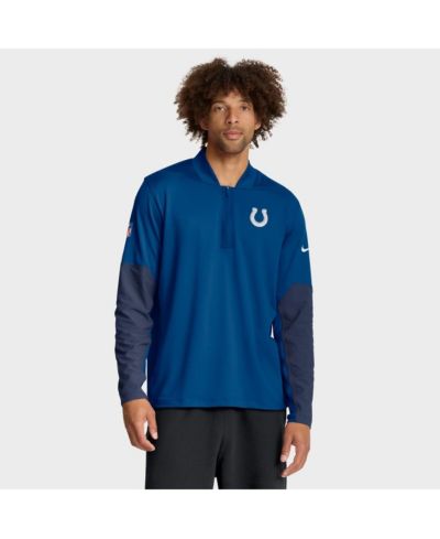 Свитшот Nike Мужской Royal Indianapolis Colts Dri-FIT с полумолнией