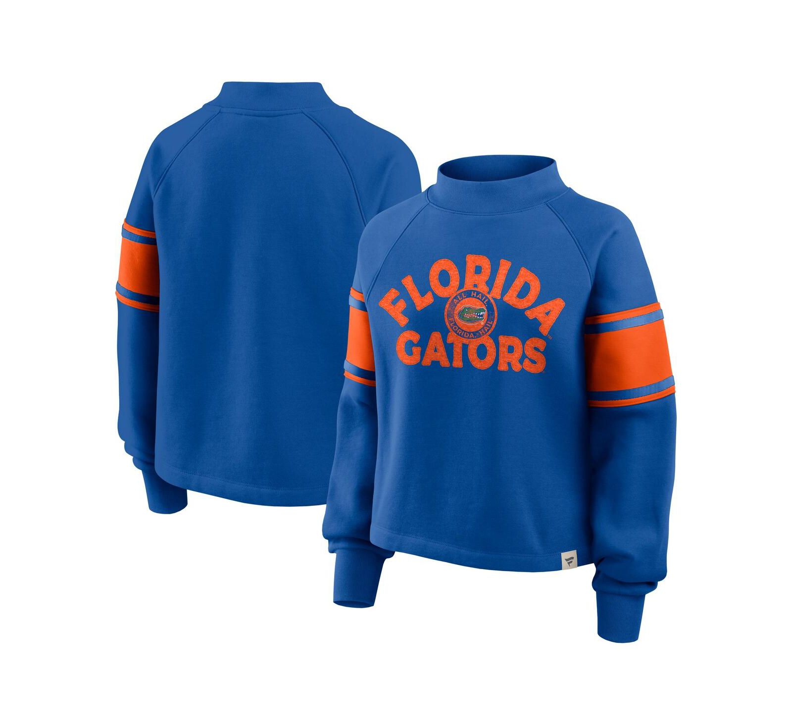 Fanatics Women's Royal Florida Gators Oversized Hometown Premium Punt Coverage Raglan Pullover Sweatshirt