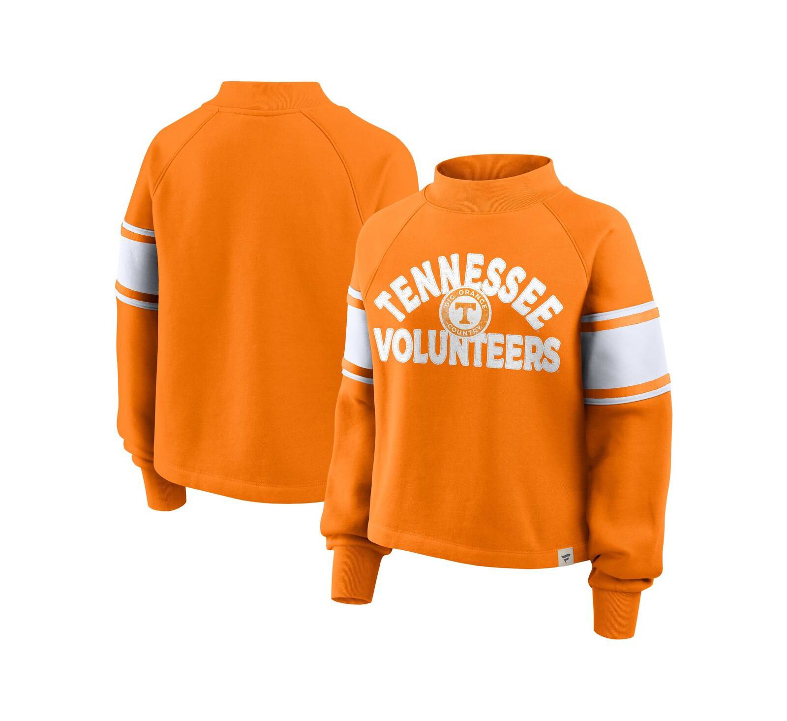 Женское оверсайз свитшот Fanatics Tennessee Orange Tennessee Volunteers Premium Punt Coverage Raglan Pullover