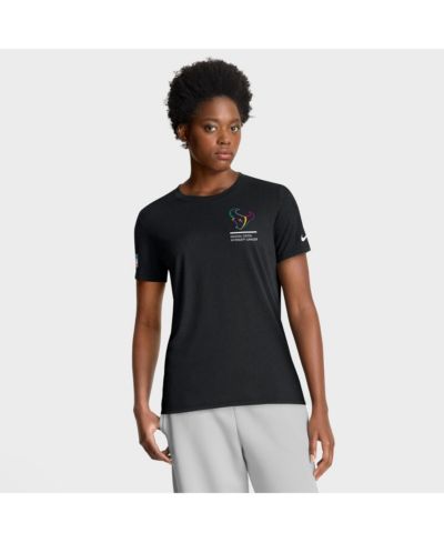 Женская футболка Nike Houston Texans 2025 NFL Crucial Catch Dri-FIT, черный