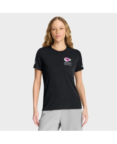 Nike Women's Black Kansas City Chiefs 2025 NFL Crucial Catch Tri-Blend Dri-FIT T-Shirt