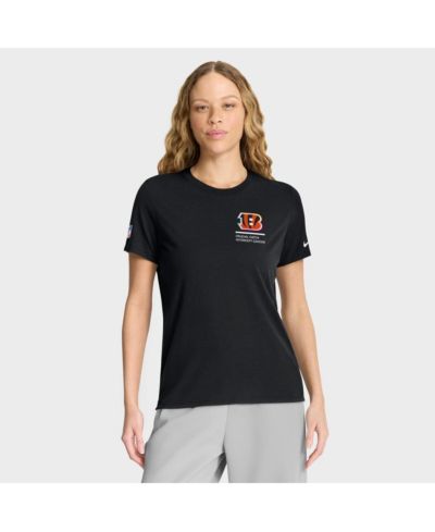 Женская футболка Nike Black Cincinnati Bengals 2025 NFL Crucial Catch Dri-FIT
