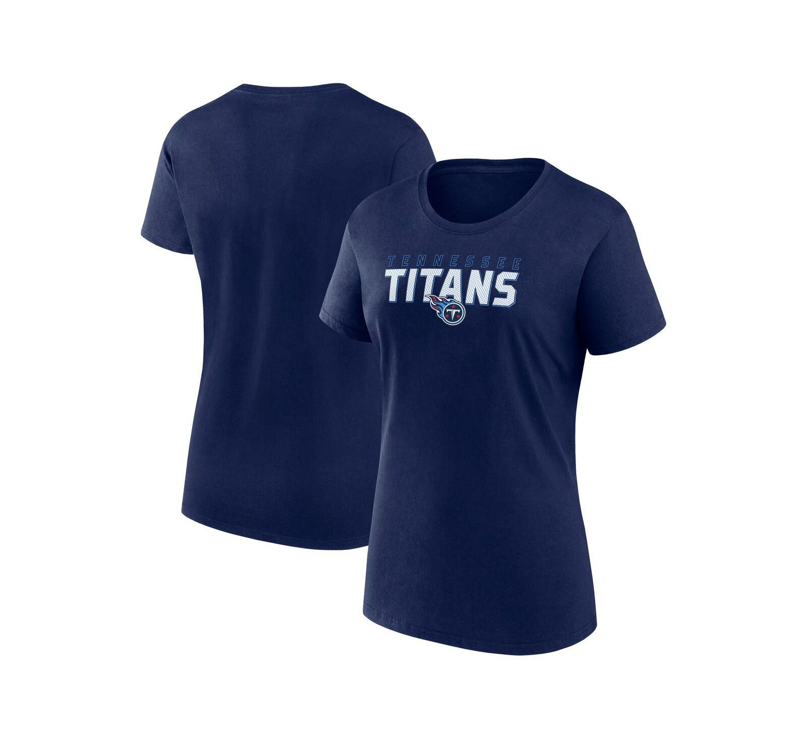 Logo Athletic Women's Navy Tennessee Titans Lean T-Shirt
