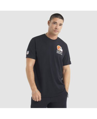 Мужская футболка Nike Black Cleveland Browns 2025 NFL Crucial Catch Tri-Blend Dri-FIT