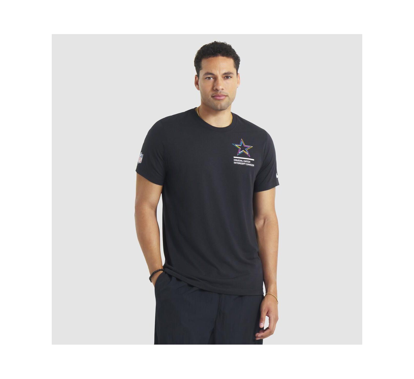 Мужская футболка Nike Black Dallas Cowboys 2025 NFL Crucial Catch Tri-Blend Dri-FIT