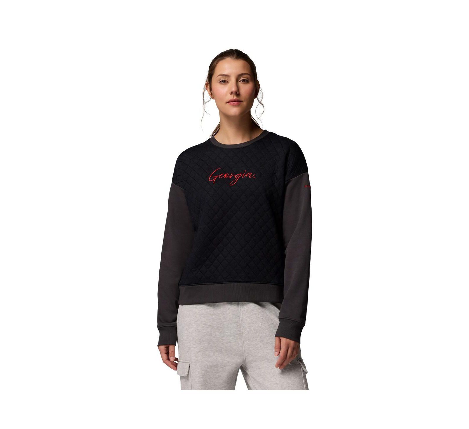 Мужской свитшот Columbia Georgia Bulldogs Black Quilted
