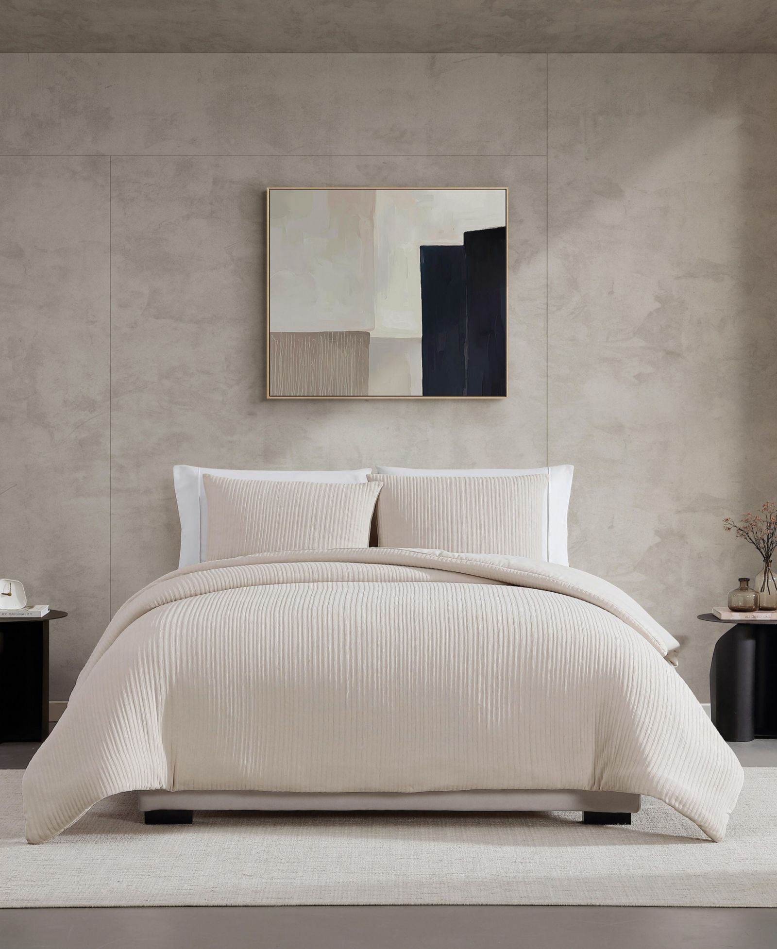 Vera Wang комплект из 3 чехлов Comforter Chenille Solid King