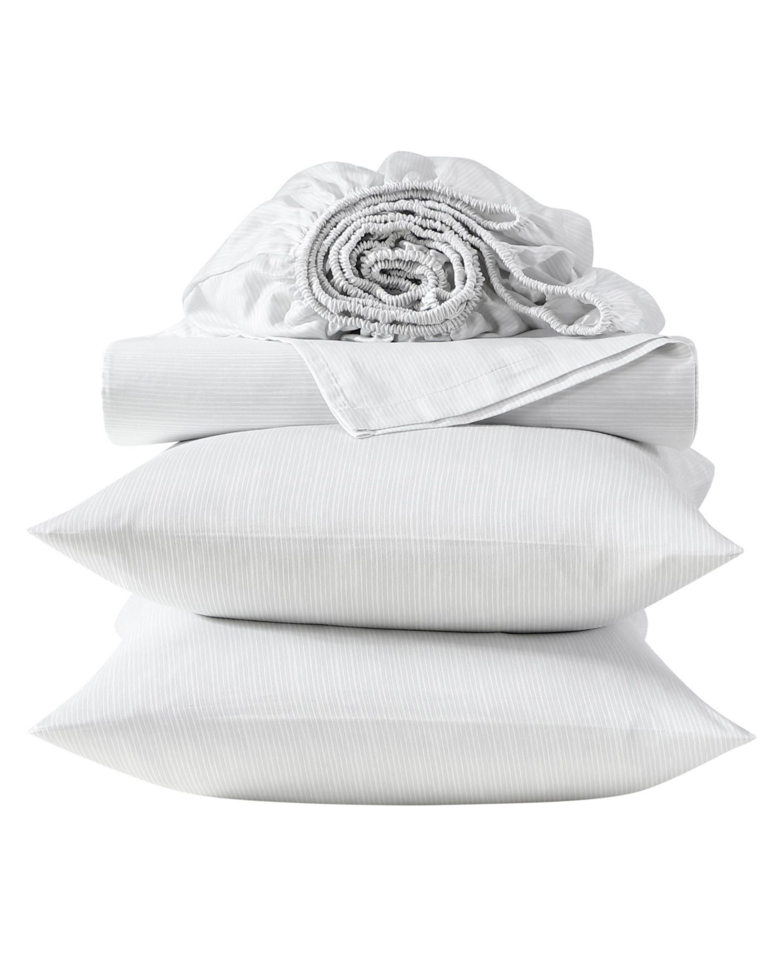 Vera Wang Printed Sateen 300-Thread Count Cotton 4-Pc. Sheet Set, Queen