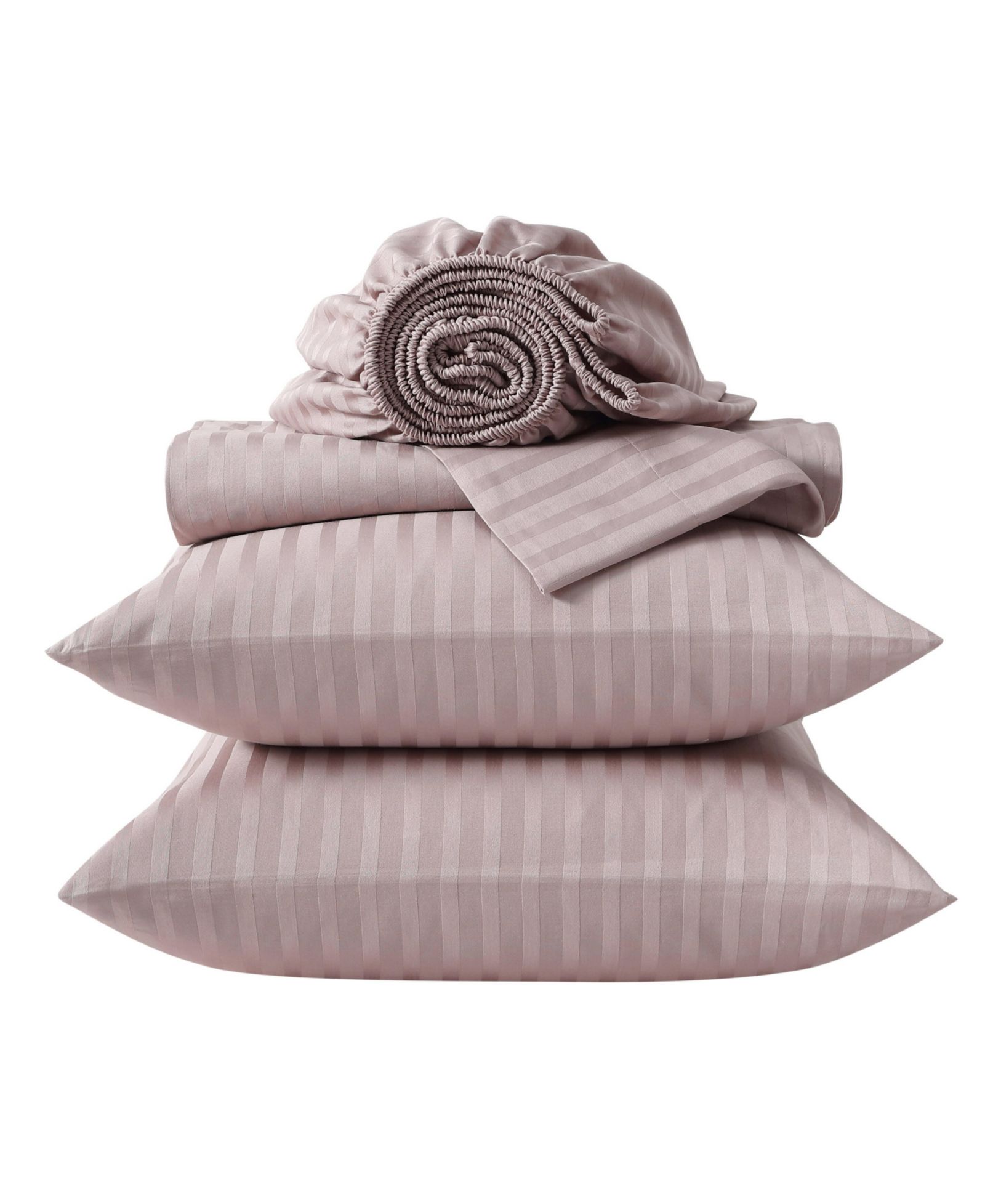 Комплект простыней Vera Wang Solid Dobby Stripe 290-Thread Count Cotton King
