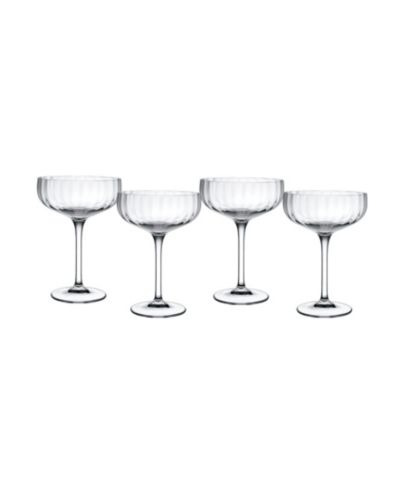 Villeroy & Boch бокалы для шампанского Rose Garden Coupe, набор 4 шт.