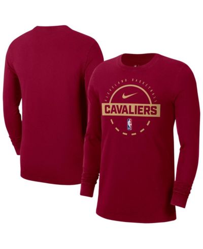 Мужская футболка Nike Cleveland Cavaliers Authentic Long Sleeve Practice
