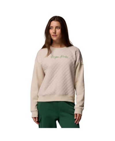 Columbia Женская свитшот Columbia Oregon Ducks Collegiate Hart Mountain Quilted Beige