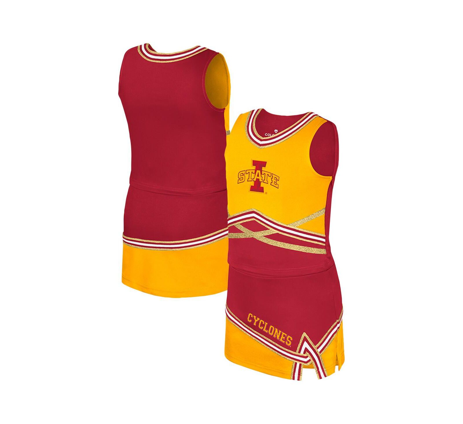 Детский набор Colosseum Cardinal Iowa State Cyclones Lollipop Park Cheer Set для девочек