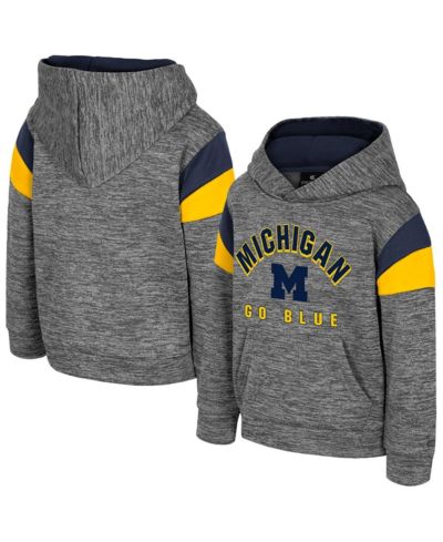 Детское худи Colosseum Michigan Wolverines Wizard City серого цвета