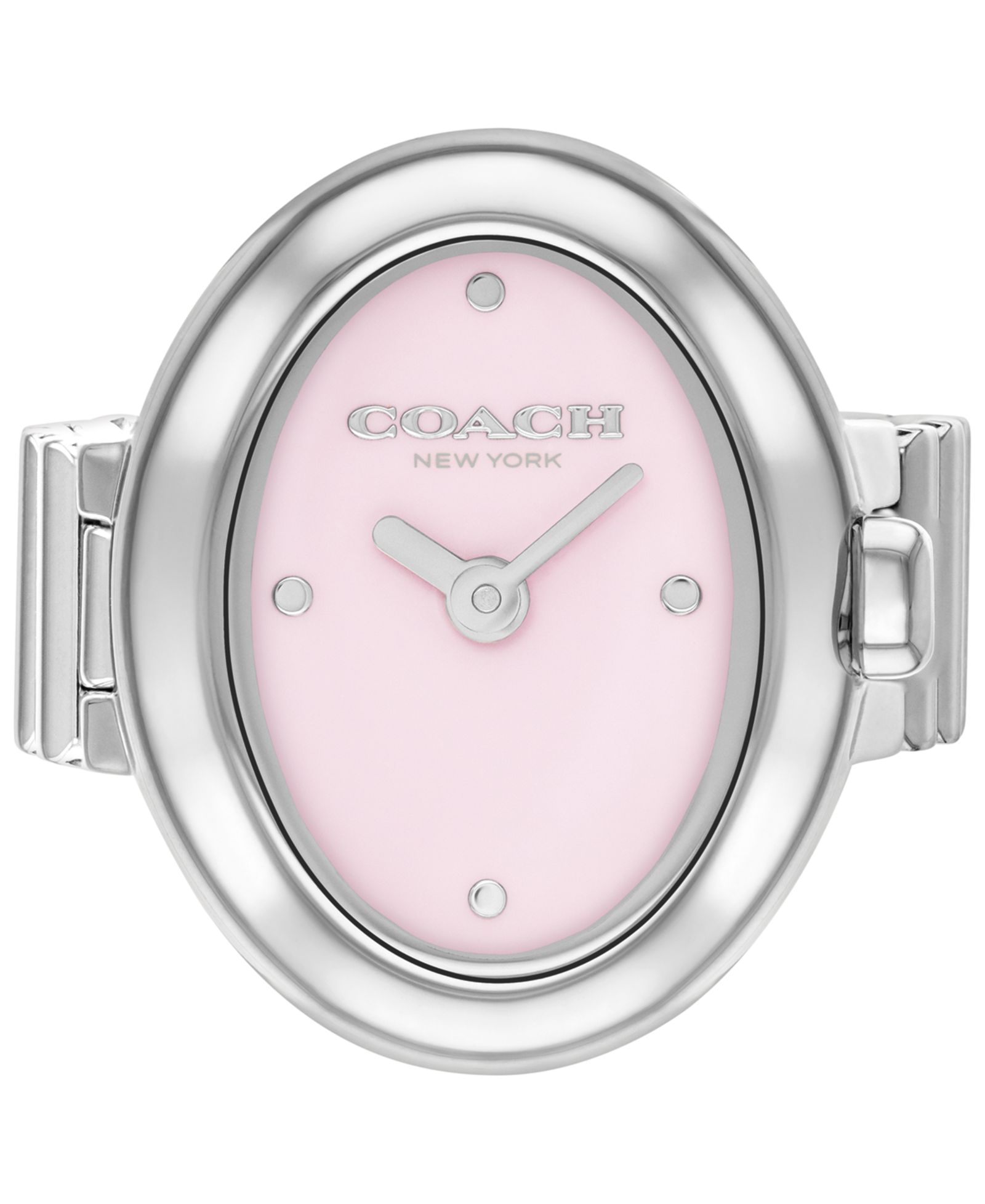 Часы-кольцо COACH Women's Sammy Silver Tone Stainless Steel, 18mm