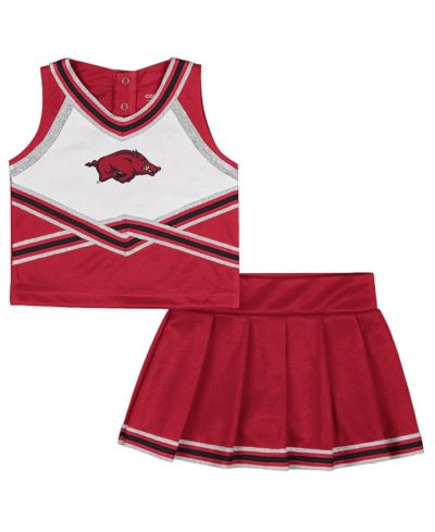 Детский костюм Colosseum Girls Toddler 2-Piece Cardinal Arkansas Razorbacks Lollipop Park