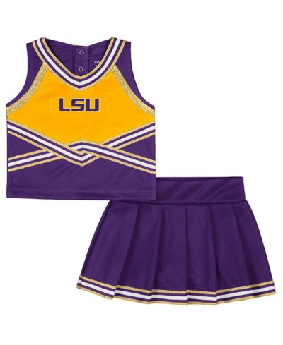 Детский комплект Colosseum Girls Toddler 2-Piece Purple LSU Tigers Lollipop Park Cheer