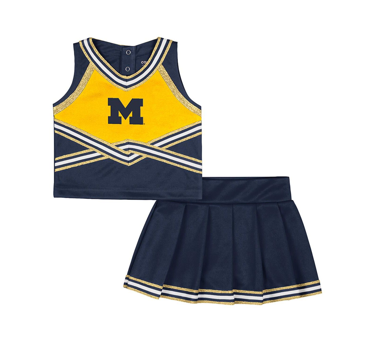 Colosseum Детский набор из 2-Piece Navy Michigan Wolverines Lollipop Park Cheer