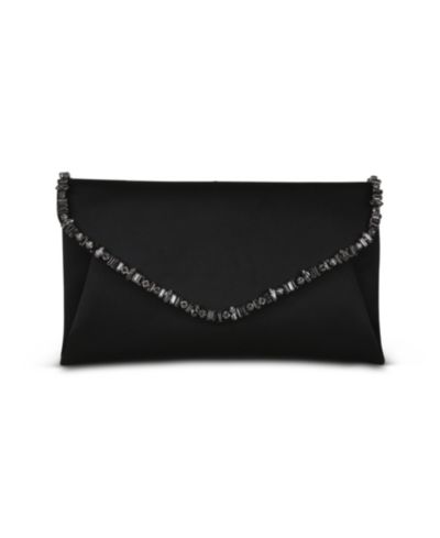 Женский набор Jewel Badgley Mischka Mika Elegant Satin Envelope with Crystal Necklace