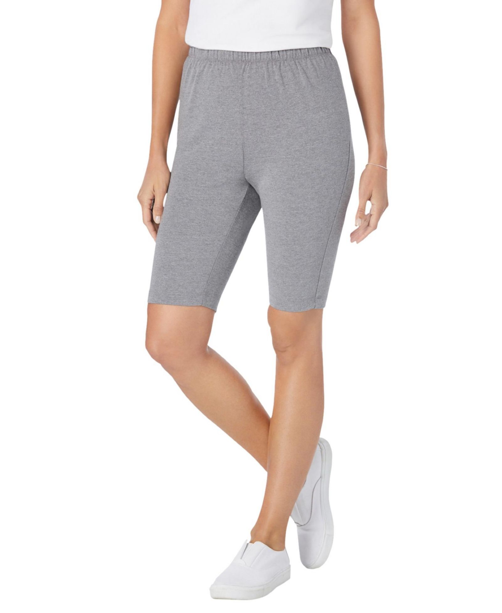 Шорты Woman Within Plus Size Within Stretch Cotton Bike