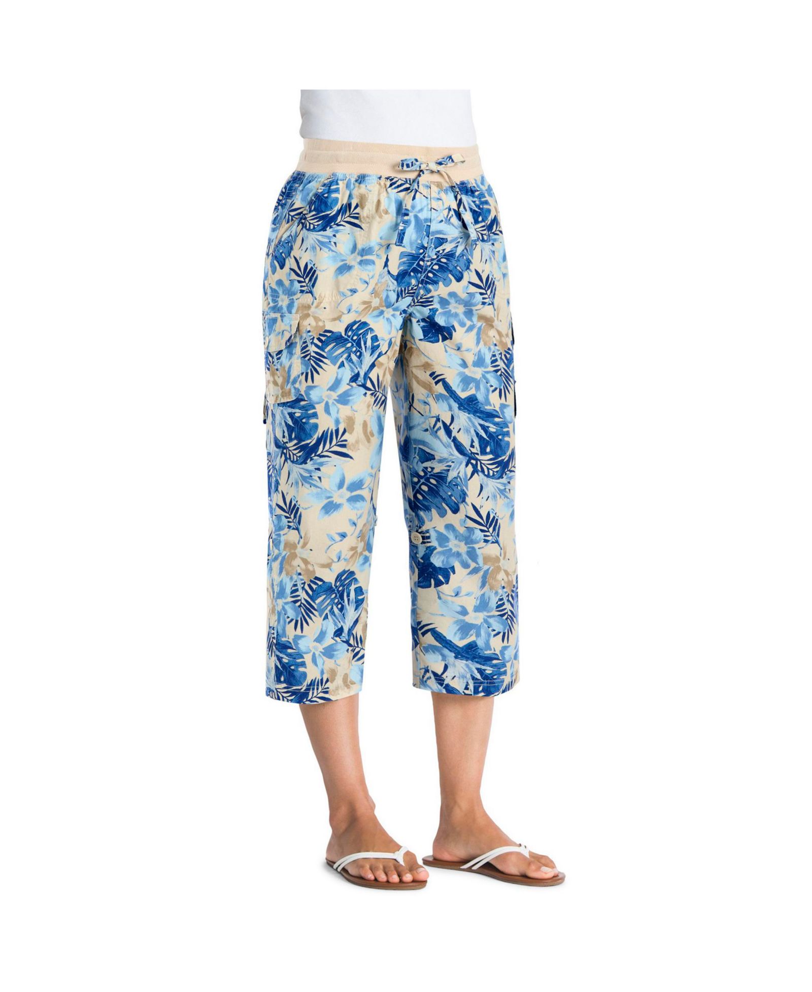 Woman Within Women's Within Convertible Length Cargo Capri/Bermuda