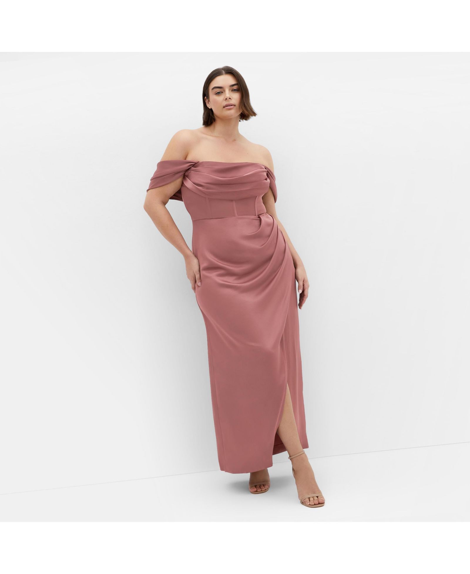 CITY CHIC Женское Forbidden Love Maxi платье