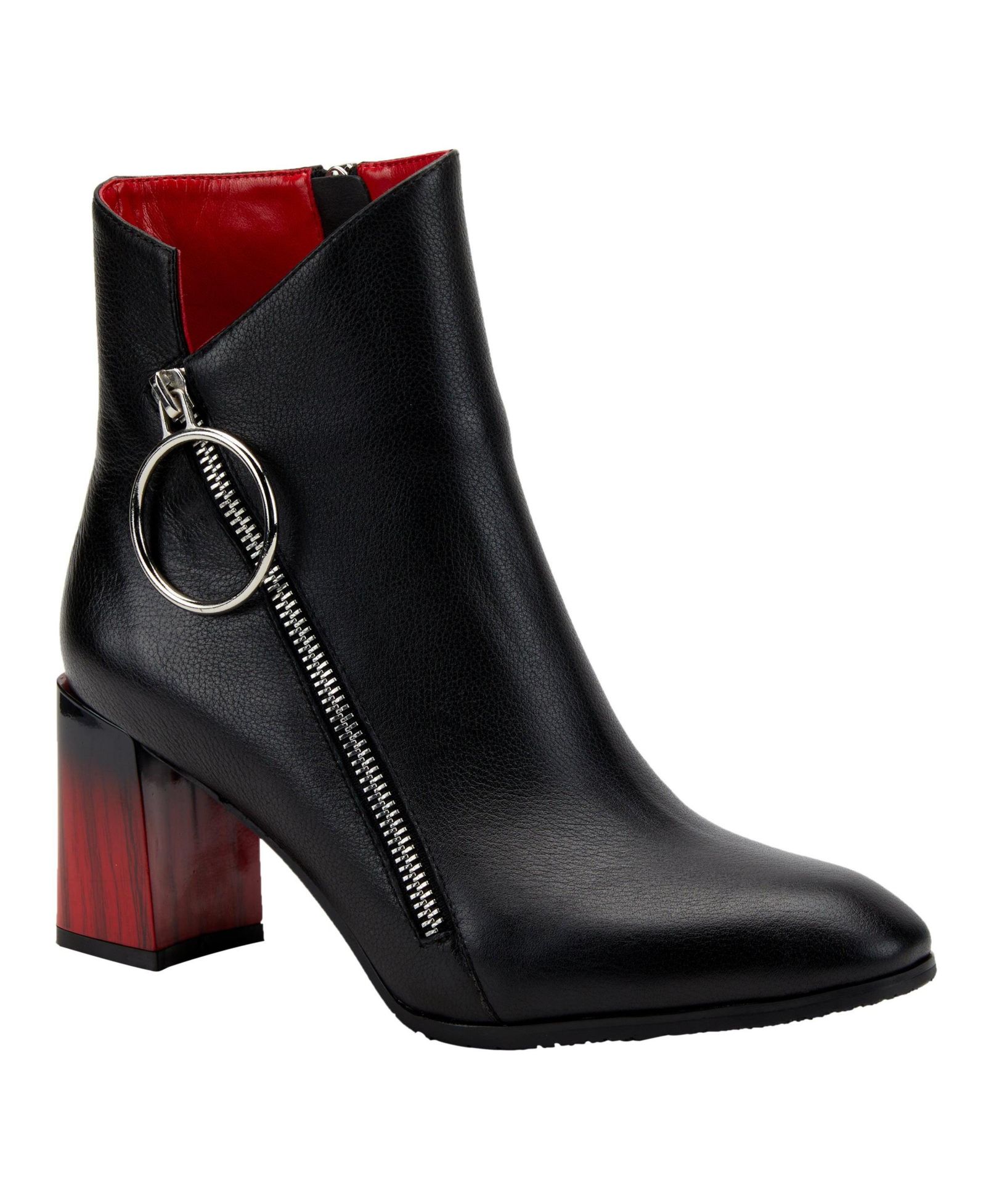 Azura Fabulosa Women's Heel Bootie with Leather Upper
