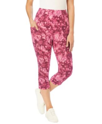 Deep claret tie dye