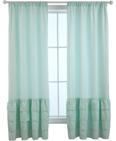 Shadisfy Pink Light Filtering Curtains Soft Microfiber Fabric Window Drapes, Thermal Insulated Grommet for Bedroom(42" W X 84" H, 2 Panels)