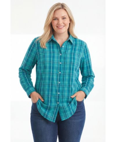 Aquamarine plaid