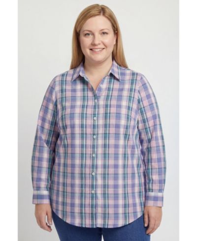 Tulip purple charming plaid