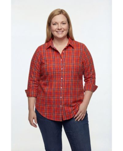 Classic red multi plaid