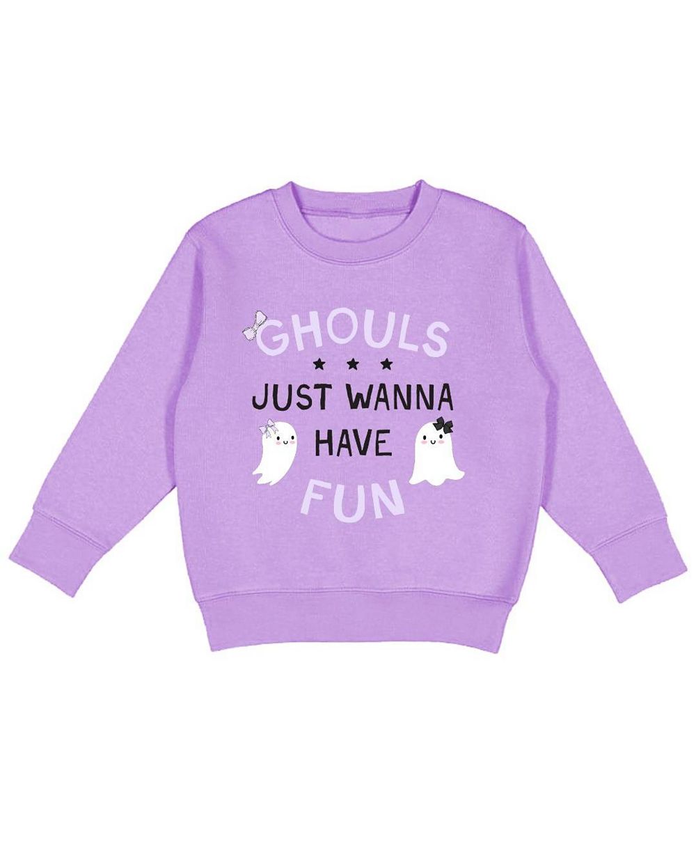 Детский свитшот Sweet Wink для девочек «Ghouls Just Wanna Have Fun» на Хэллоуин