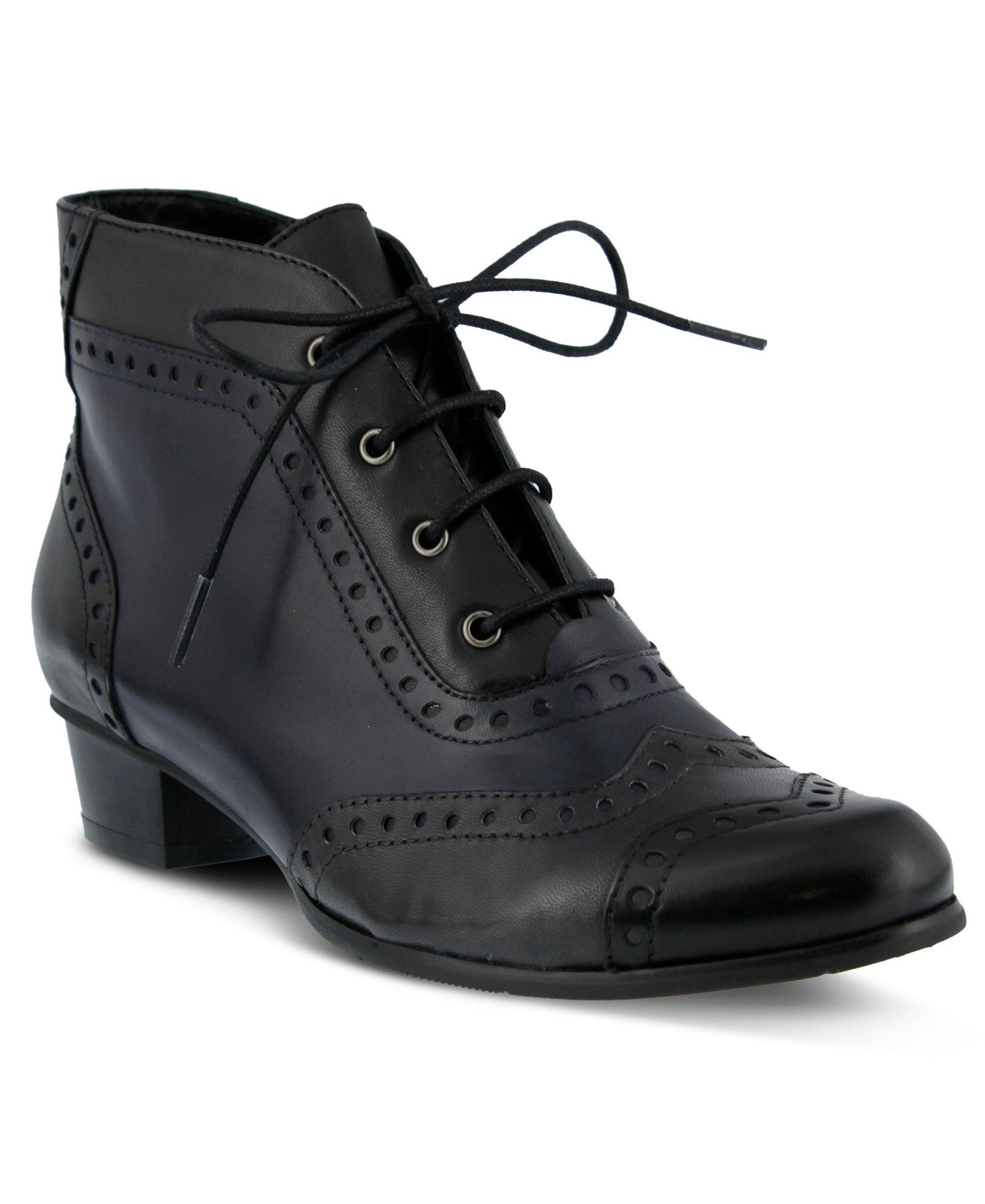 Spring Step Heroic Women's Lace-Up Bootie with Leather Upper