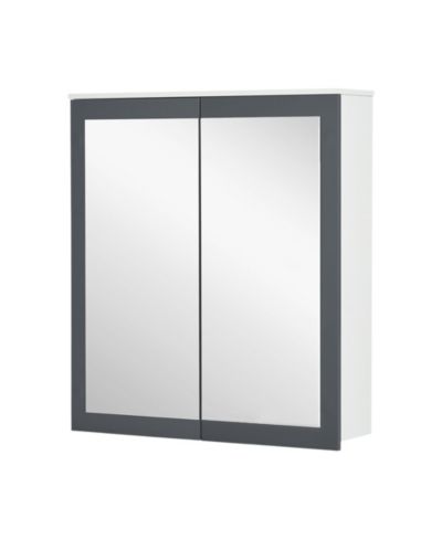Slickblue Modern Bathroom Cabinet with Mirror and Ample Storage for Toiletries