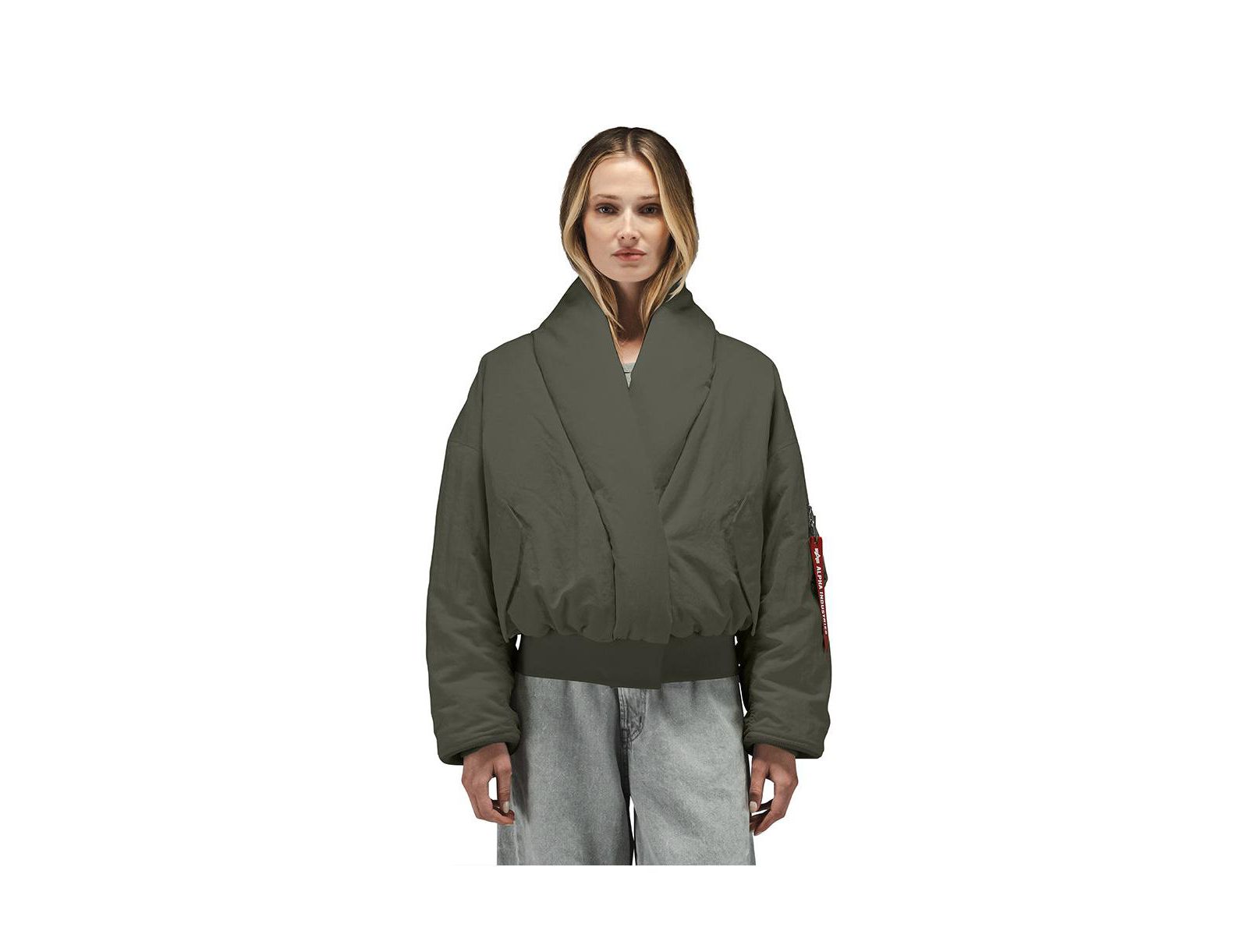 Alpha Industries Women's Shawl Collar Flight Jacket W