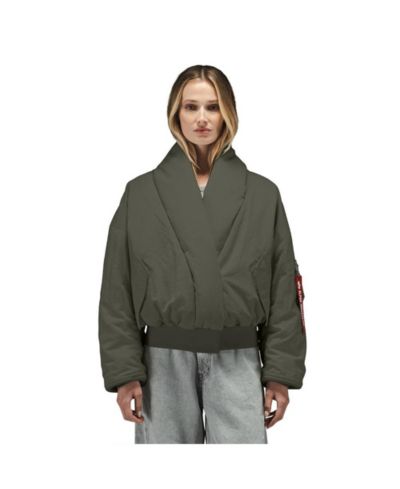 Alpha Industries Women's Shawl Collar Flight Jacket W