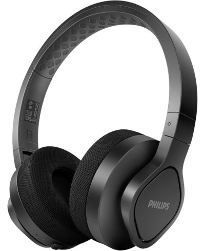 Беспроводные наушники Philips A4216 Over-Ear с мощным басом, 35Hr battery life, IP55, Black