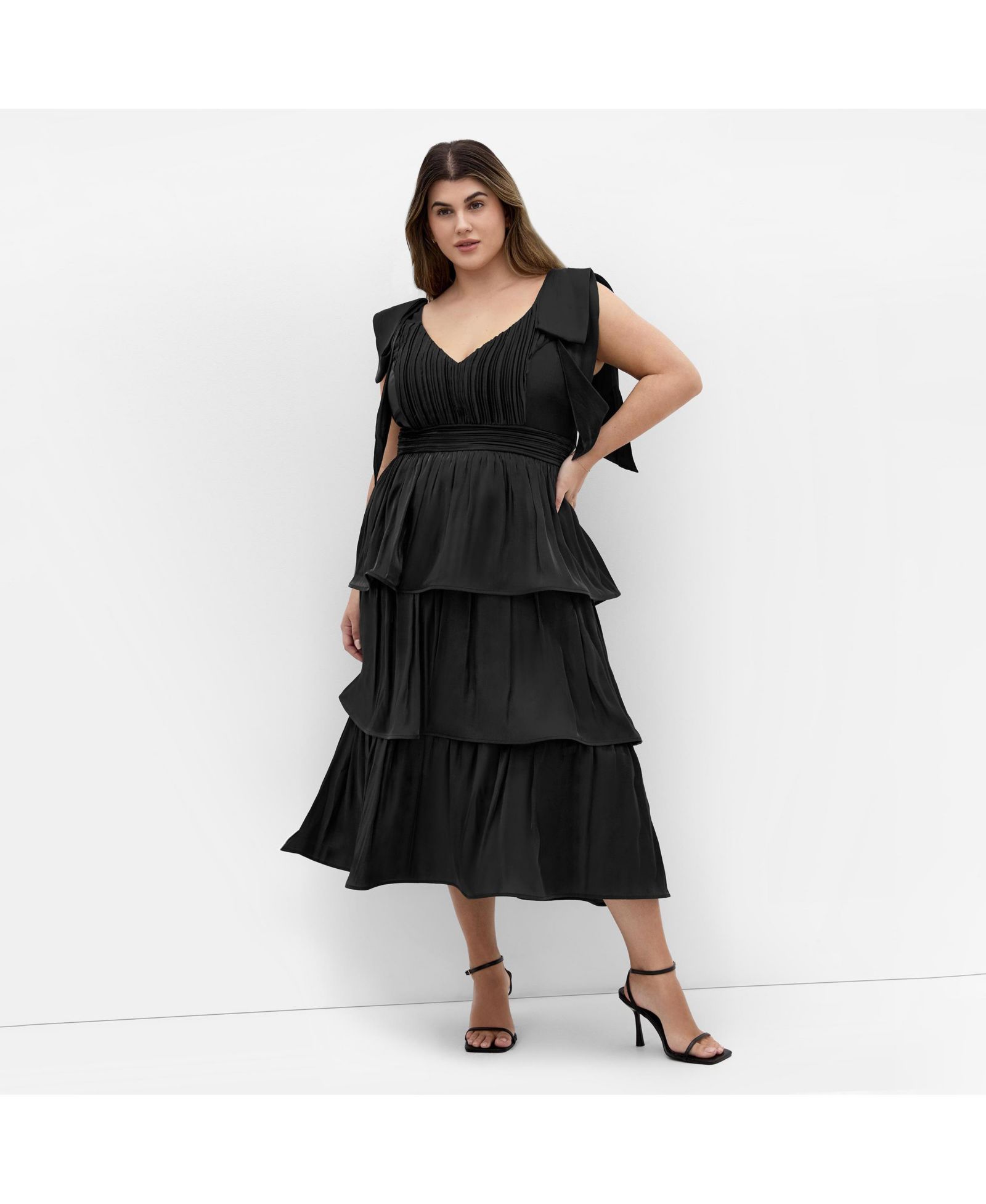 Платье CITY CHIC Plus Size Betty Bow Midi