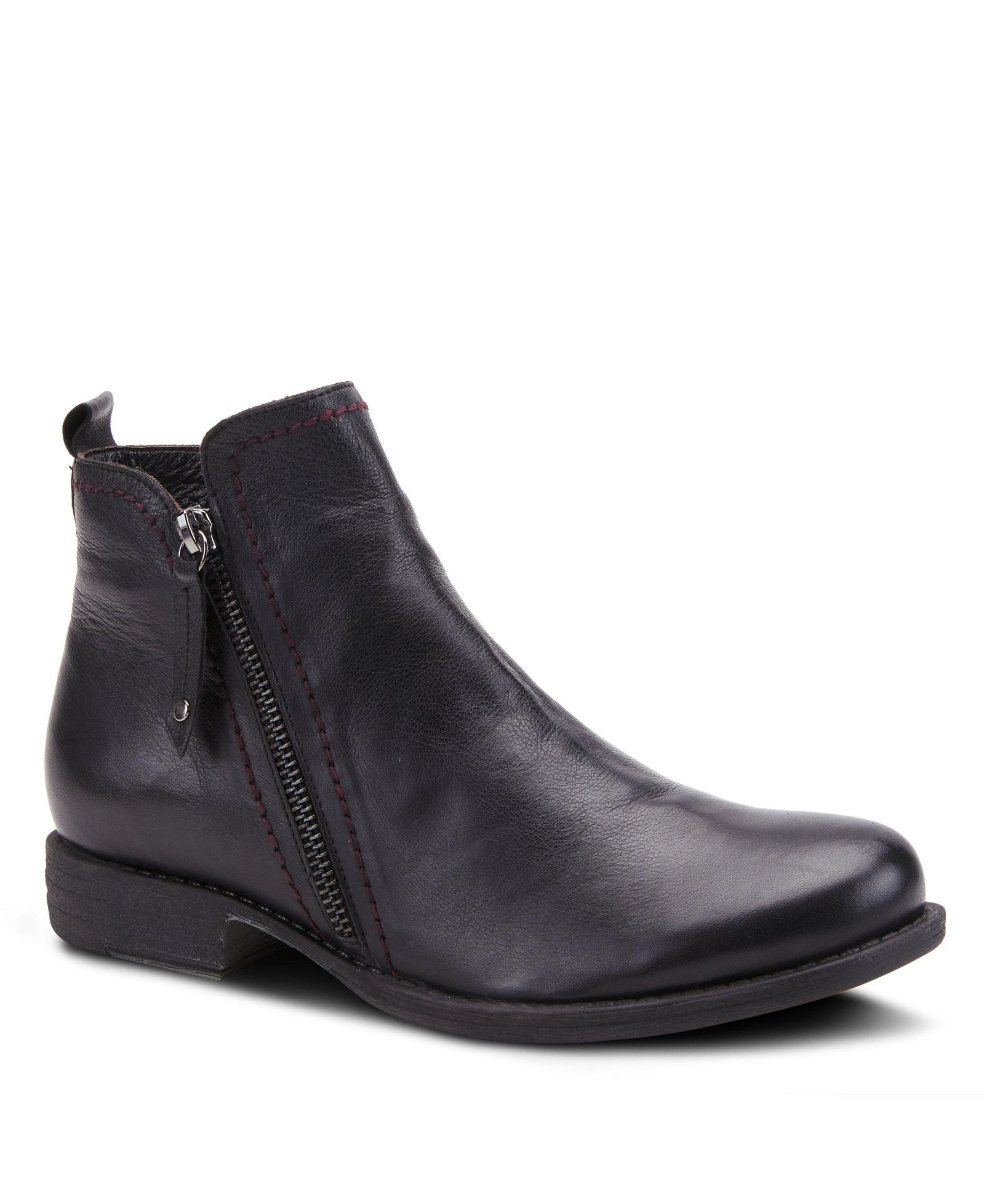 Spring Step Oziel Bootie Heels with Waterproof Construction