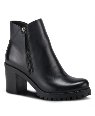 Spring Step Women's Dealey Booties with Leather Upper