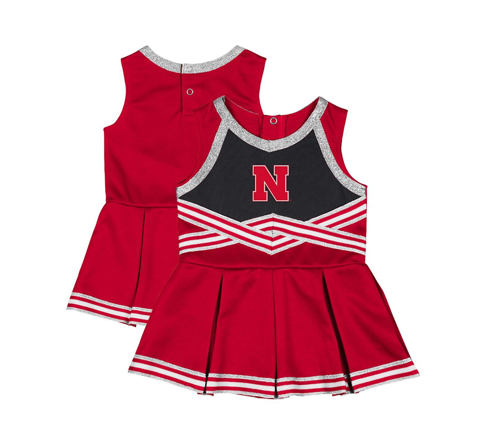 Детское платье Colosseum Girls Scarlet Nebraska Huskers Lollipop Park Cheer