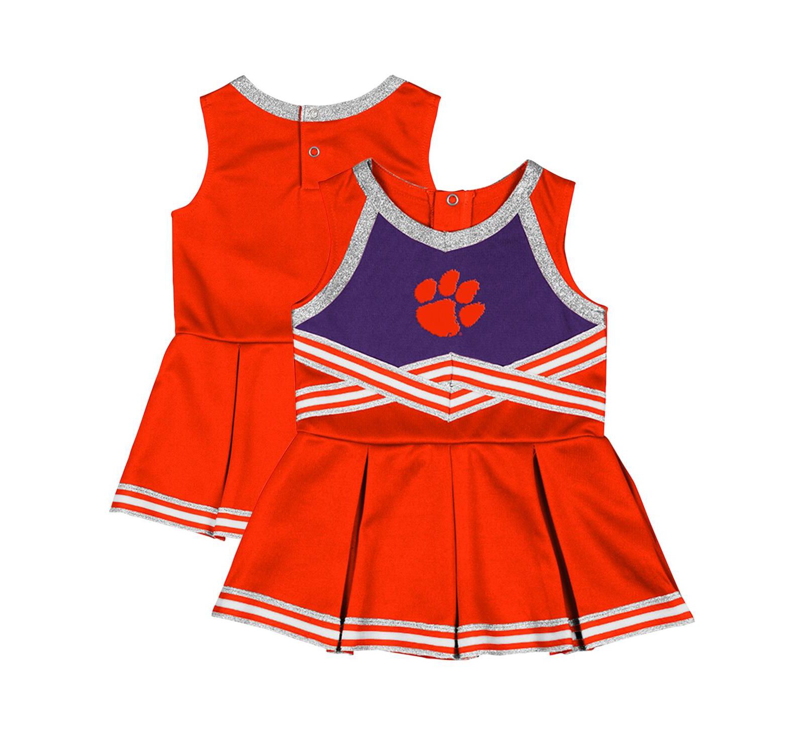 Colosseum Детское платье Clemson Tigers Lollipop Park Cheer для девочек