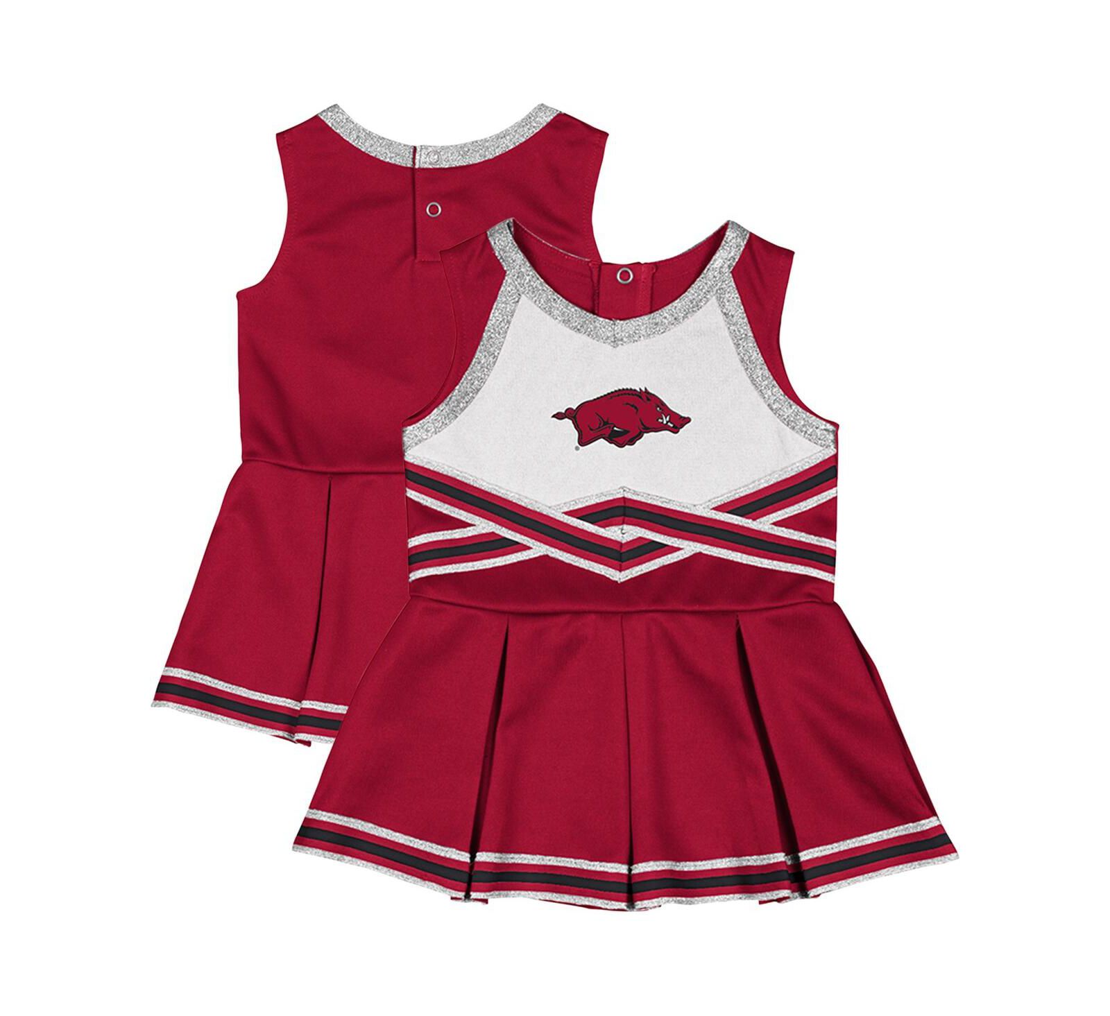 Детское платье Colosseum Cardinal Arkansas Razorbacks Lollipop Park Cheer