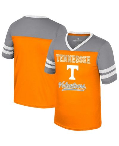 Colosseum Big Girls Tennessee Orange Tennessee Volunteers Princess Bubblegum Bling T-Shirt