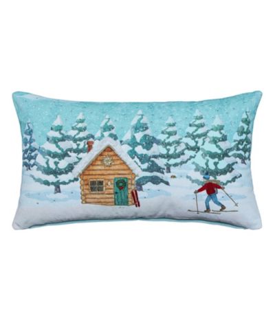 Vibhsa Alpine Holiday Decorative Pillow, 14" x 24"